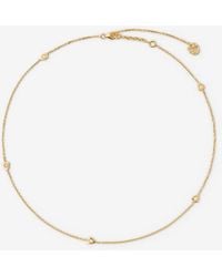 Burberry - Shield Chain Necklace - Lyst