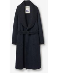 Burberry - Wool Mohair Blend Coat - Lyst