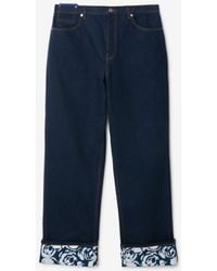 Burberry - Jeans aus schwerem Denim in klassischer Passform - Lyst