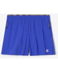 Burberry - Stretch Nylon Shorts - Lyst