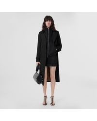 Burberry The Long Waterloo Heritage Trench Coat - Black