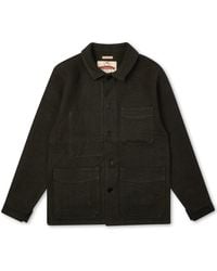 Burrows and Hare Linen Jacket - Black