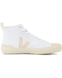 Veja Nova High Top Canvas Sneaker - White
