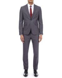 Burton Grey Essential Skinny Fit Suit Jacket - Gray