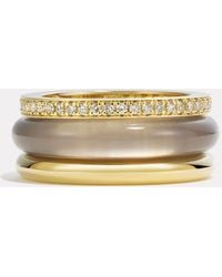 BY PARIAH - Slim Classic Ring Stack Agate - Lyst