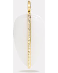 BY PARIAH - Diamond Pebble Pendant - Lyst