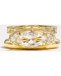 BY PARIAH - Ellipse Prism Ring Stack - Lyst