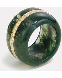 BY PARIAH - Diamond Pebble Cocktail Ring - Lyst