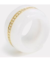BY PARIAH - Diamond Pebble Cocktail Ring - Lyst