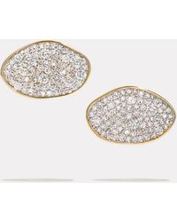 BY PARIAH - Diamond Cluster Stud Earrings - Lyst