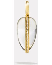 BY PARIAH - Diamond Pebble Pendant - Lyst
