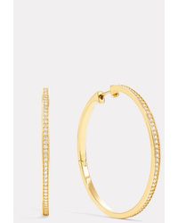 BY PARIAH - Single Line Diamond Hoops - Lyst