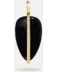 BY PARIAH - Diamond Pebble Pendant - Lyst