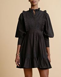 byTiMo Winter Cotton Mini Dress - Black