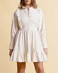 byTiMo Winter Cotton Mini Dress - Natural