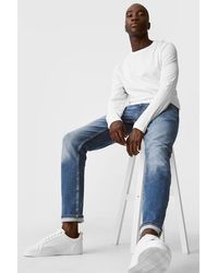 C&A Slim Jeans-flex Jog Denim-lycra® - Blauw