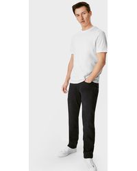 C&A Straight Jeans-lycra®-gerecycled - Grijs