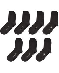 C&A Set Van 7-sokken-biokatoen - Zwart