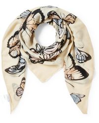 C&A Foulard-motif floral Synthétique accessoires C&A en coloris Blanc | Lyst