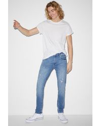 C&A Skinny Jeans-lycra®-met Gerecycled Katoen - Blauw
