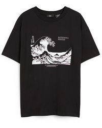 C&A - T-shirt-Katsushika Hokusai - Lyst