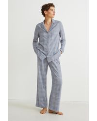 C&A Pyjama-geruit - Grijs