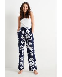 C&A - Pantalón de pijama-de flores - Lyst