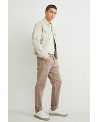 C&A - Tapered Jeans-met Hennepvezels - Lyst