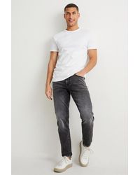 C&A - Tapered Jeans-lycra®-gerecyclede Stof - Lyst