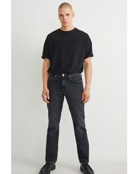 C&A Regular Jeans-gerecyclede Stof - Zwart