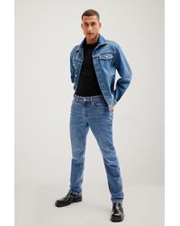C&A Premium Denim By -straight Jeans - Blauw