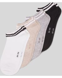 C&A Pack de 4-calcetines tobilleros-algodón orgánico - Metálico