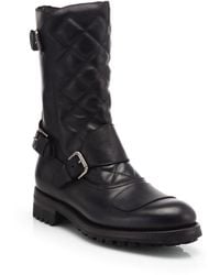 ralph lauren moto boots