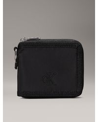 Calvin Klein - Square Zip Around Wallet - Lyst