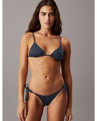 Calvin Klein - Tie Side Bikini Bottoms - Lyst