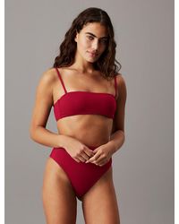 Calvin Klein - Bandeau Bikini Top - Lyst