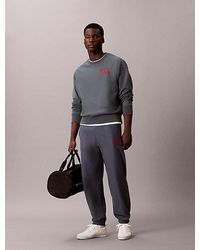 Calvin Klein - Jeans Relaxed Embroidered Logo Joggers - Lyst