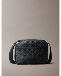 Calvin Klein - Coated Emblem Logo Crossbody Camera Bag - Lyst