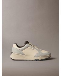 Calvin Klein - Leather Chunky Dad Trainers - Lyst