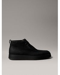 Calvin Klein - Leather Warm Hybrid Cupsole Chukka Boots - Lyst