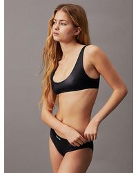 Calvin Klein - Parte de arriba de bikini de corpiño - CK Refined - Lyst