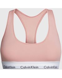 Calvin Klein - Modern Cotton Stretch-cotton Bralette - Lyst
