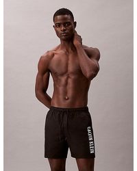 Calvin Klein - Medium Drawstring Swim Shorts Intense Power - Lyst