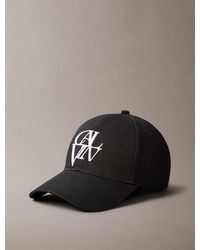 Calvin Klein - Uv Twill Logo Embroidery Adjustable Cap - Lyst