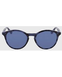 Calvin Klein - Round Sunglasses - Lyst