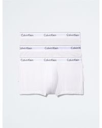 Calvin Klein - Modern Cotton Stretch 3-pack Low Rise Trunk - Lyst