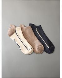 Calvin Klein - Cushion No-Show 3-Pack Socks - Lyst