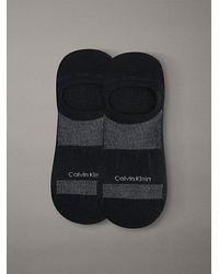 Calvin Klein - 2 Pack Moisture-Wicking Invisible Socks - Lyst
