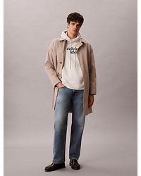 Calvin Klein - Jeans Premium Cotton Terry Logo Hoodie - Lyst