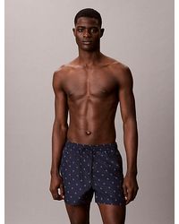 Calvin Klein - Short Drawstring Swim Shorts - Lyst